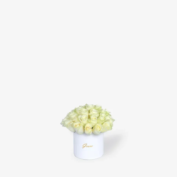 Bouquet White | white flower box