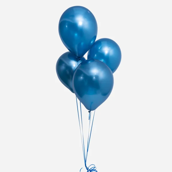 Metallic Blue Balloon