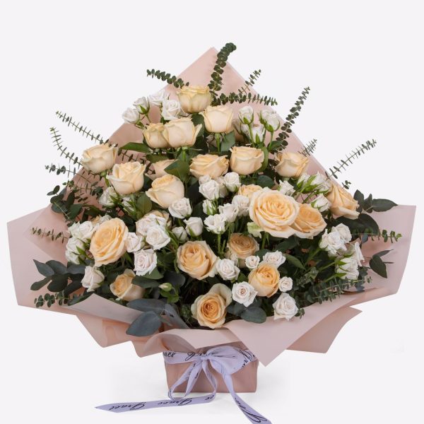 Peach roses Bouquet