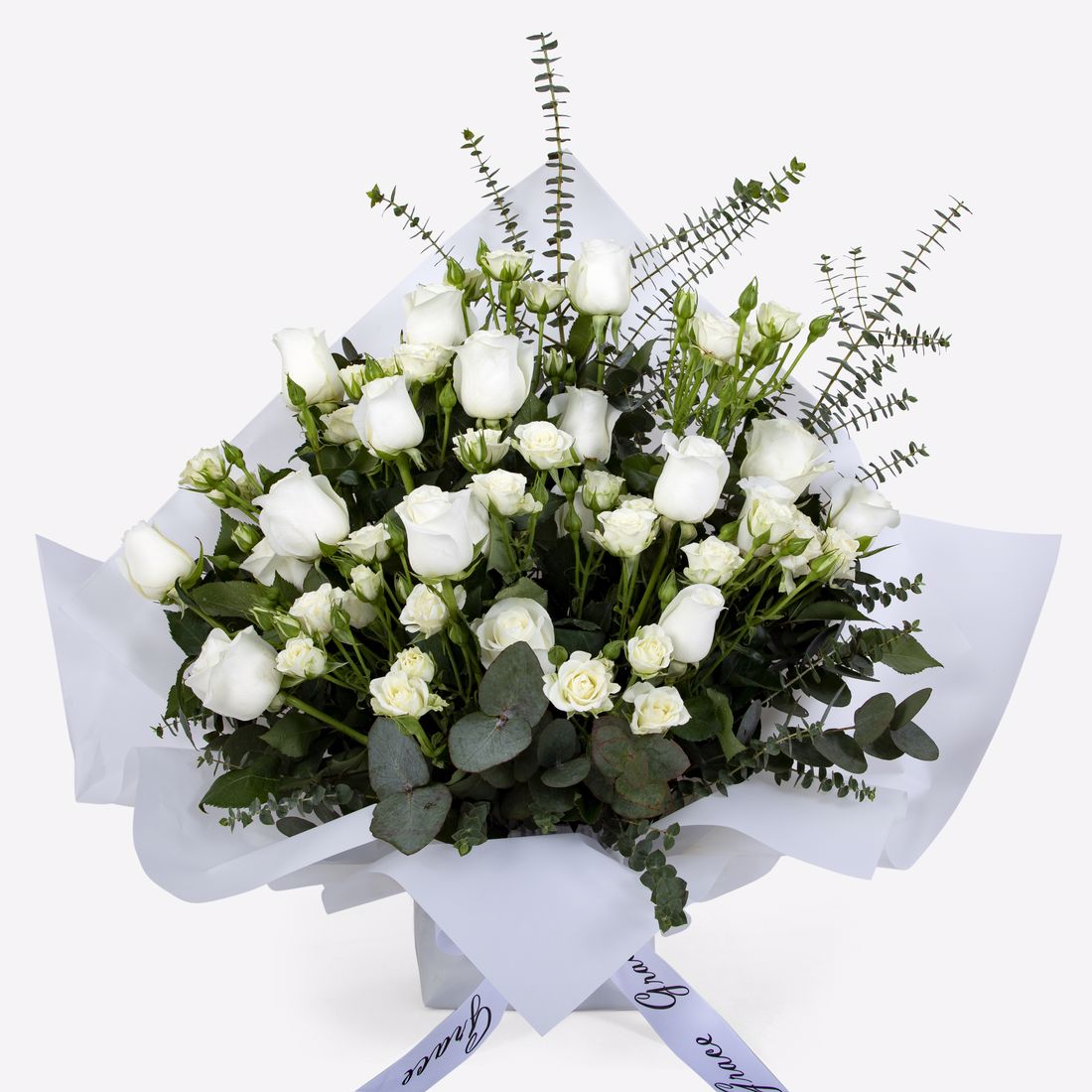 White Roses Bouquet . Grace shop