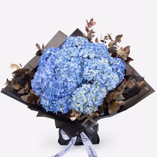 Blue Hydrangea Flower Bouquet