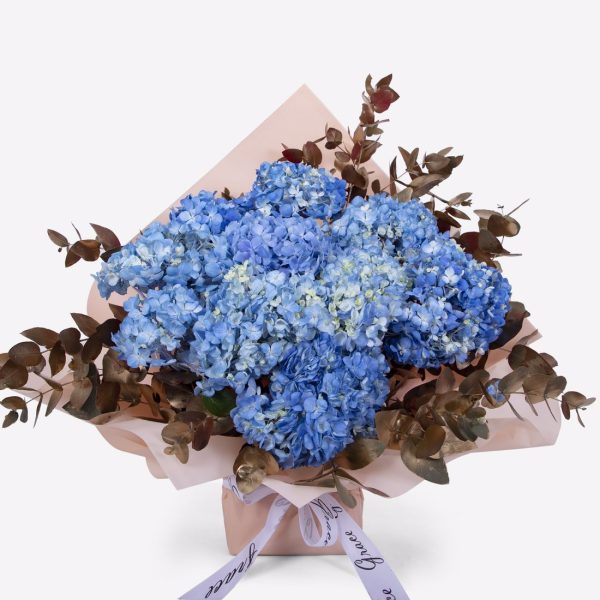 Blue Hydrangea Flower Bouquet