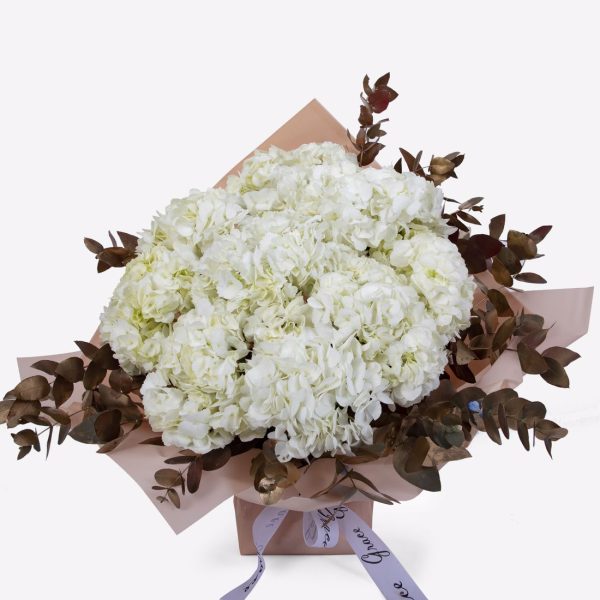 White Hydrangea Flower Bouquet