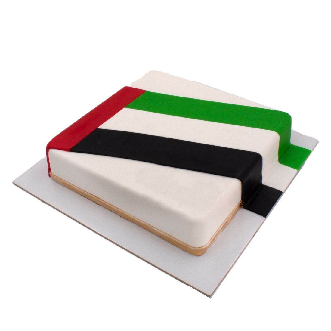 Draping UAE Flag Cake