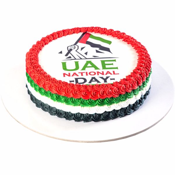 Flag Coloured Sponge Cake