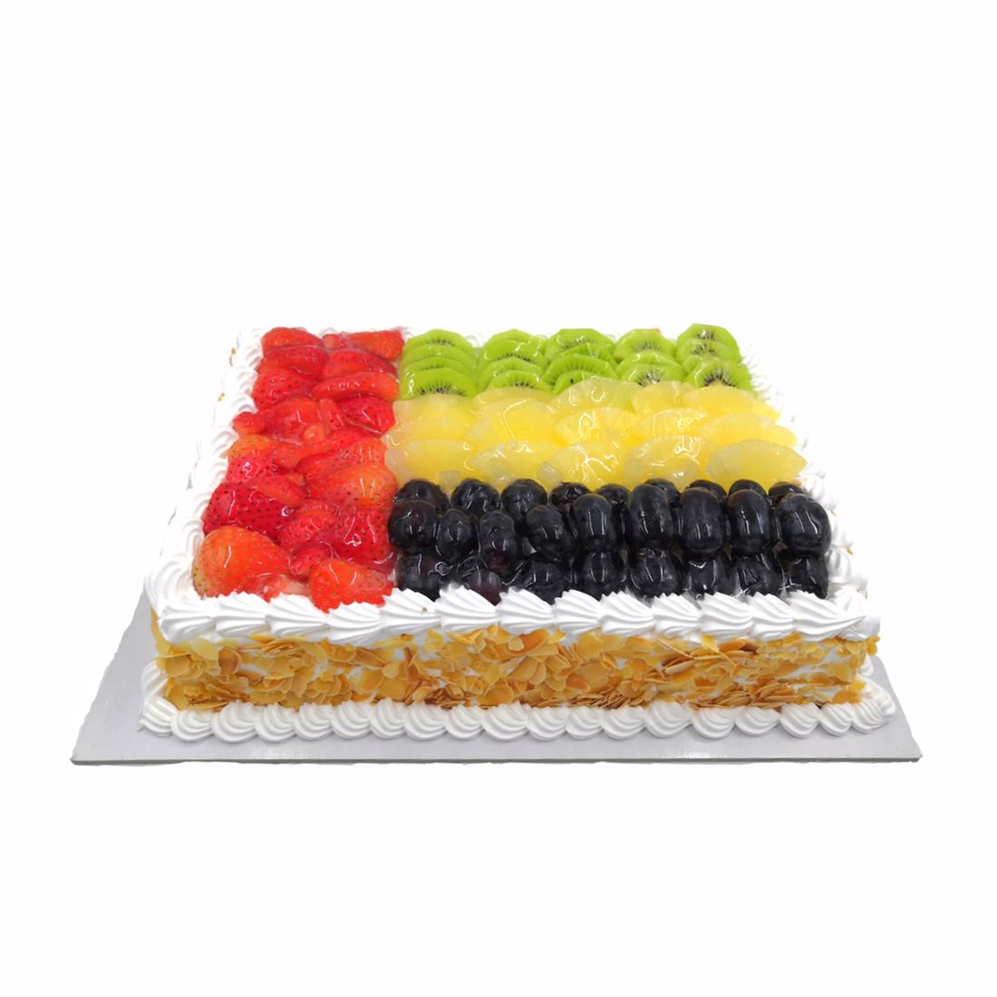 UAE Flag Fruit Cake