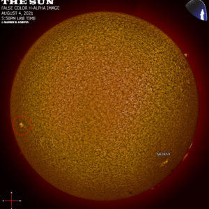 SUNSPOT MONITORING – AUGUST 4, 2021