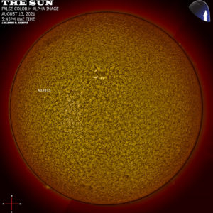 SUNSPOT MONITORING – AUGUST 13, 2021