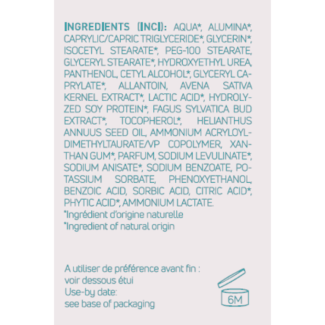 Placentor Vegetal Ultra-Exfoliant Cream Ingredient Table_